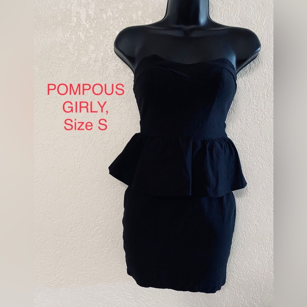 Tight black women’s dress